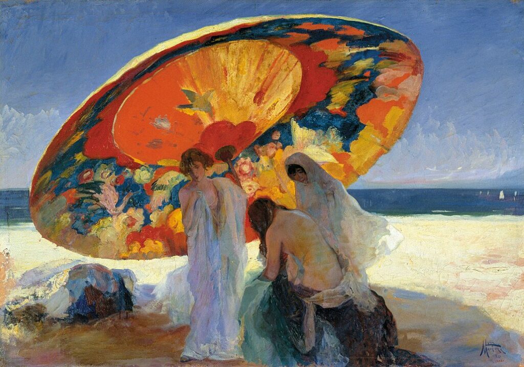 Unter dem Schirm, LLuis_Masriera_Roses